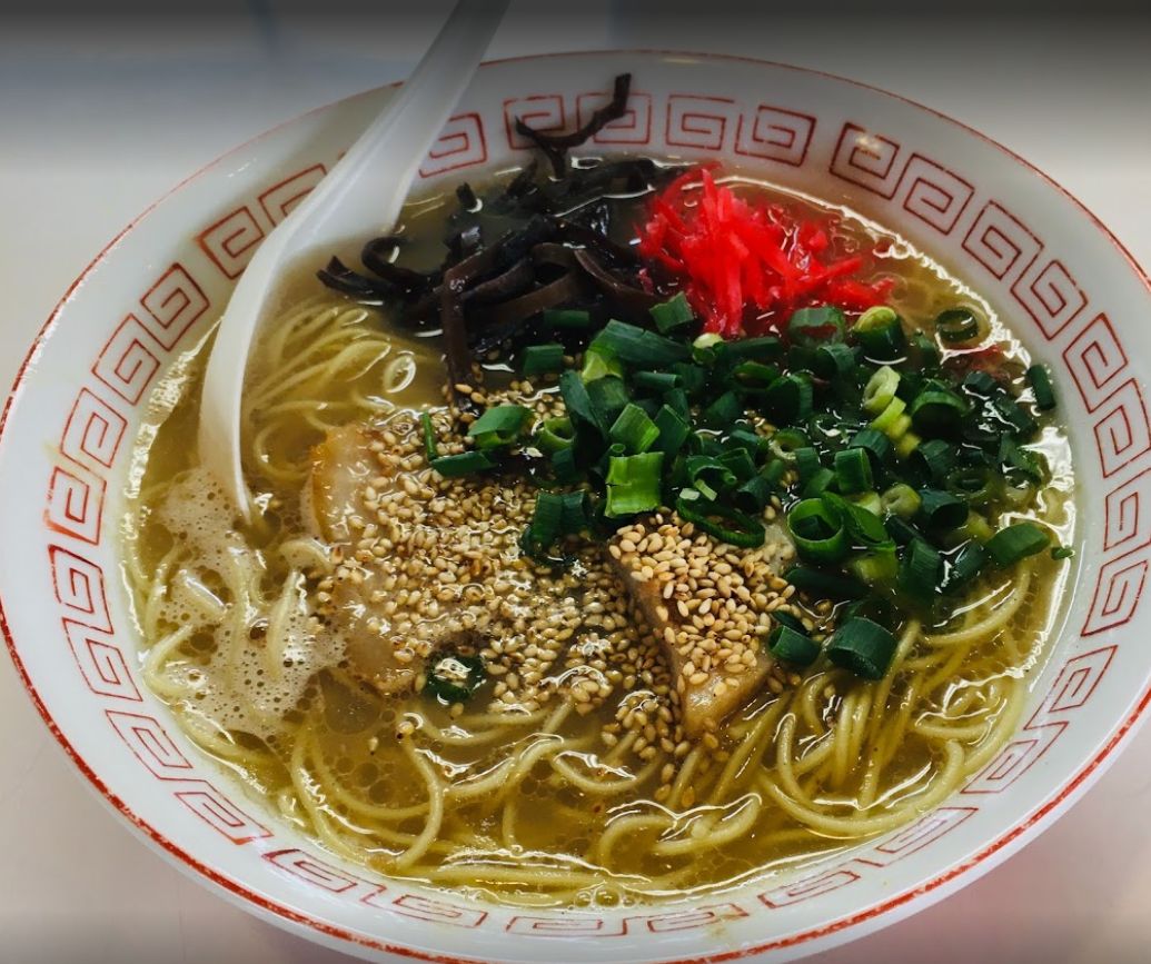 白雲軒のとんこつラーメンです。