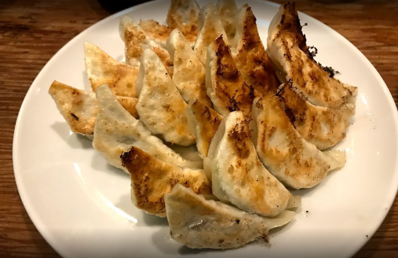 博多らあめん てんの手づくり餃子です。