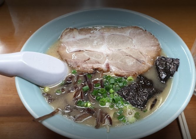 久留米ラーメン福竜軒のとんこつラーメンです。