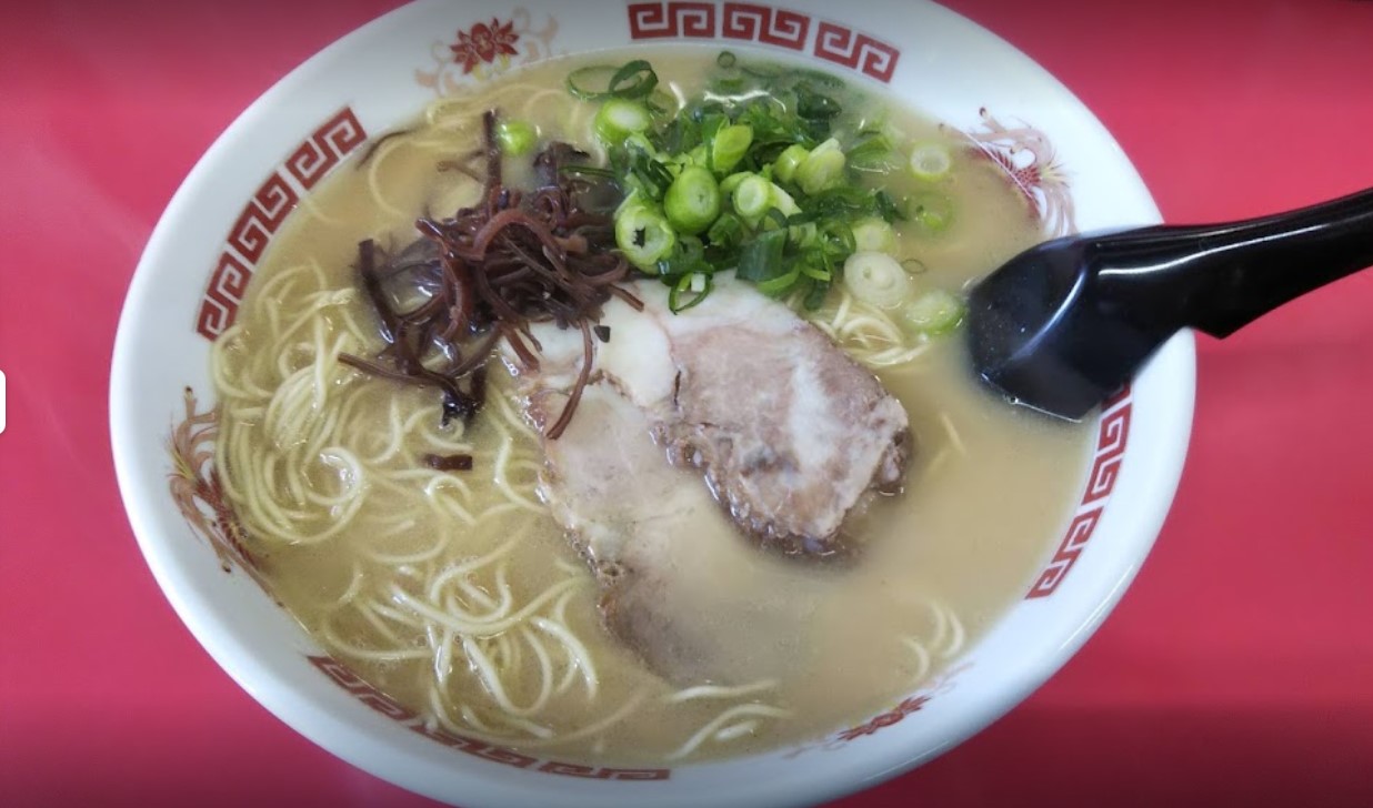 ぼくの家のとんこつラーメンです。