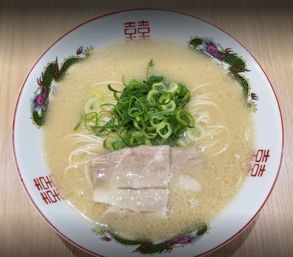 長浜ラーメン一新のとんこつラーメンです。